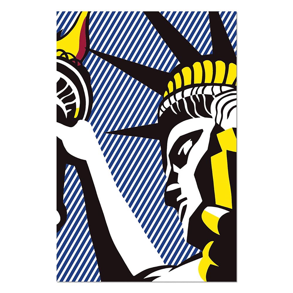  Roy Lichtenstein's I Love Liberty Vinyl Sticker Decal、mySite、ghnorth