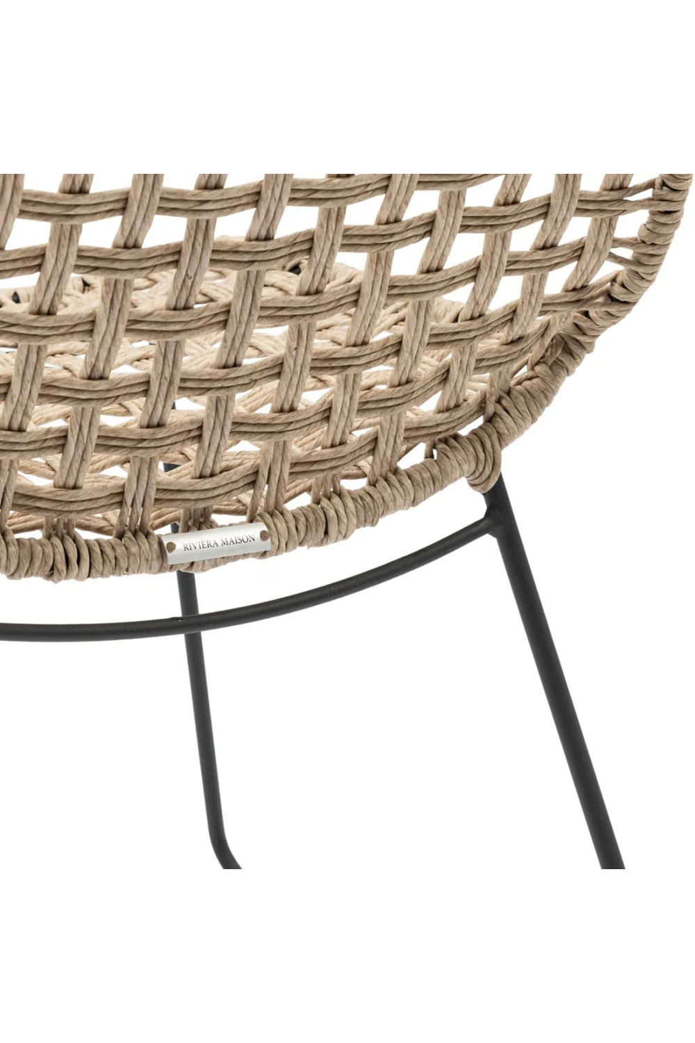 Openwork Wicker Outdoor Dining Chair | Rivièra Maison Jakarta、mySite、neckold