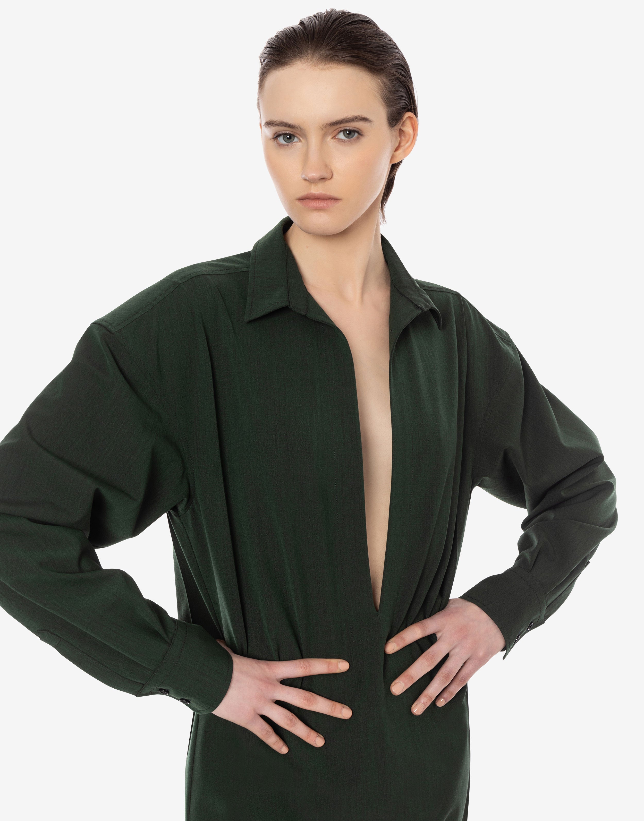 Abito corto in fresco lana、mySite、aoinhome