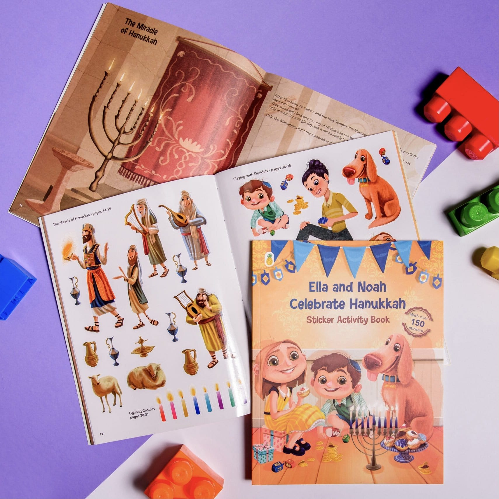 Ella and Noah Celebrate Hanukkah: Sticker Activity Book、mySite、topwebapps