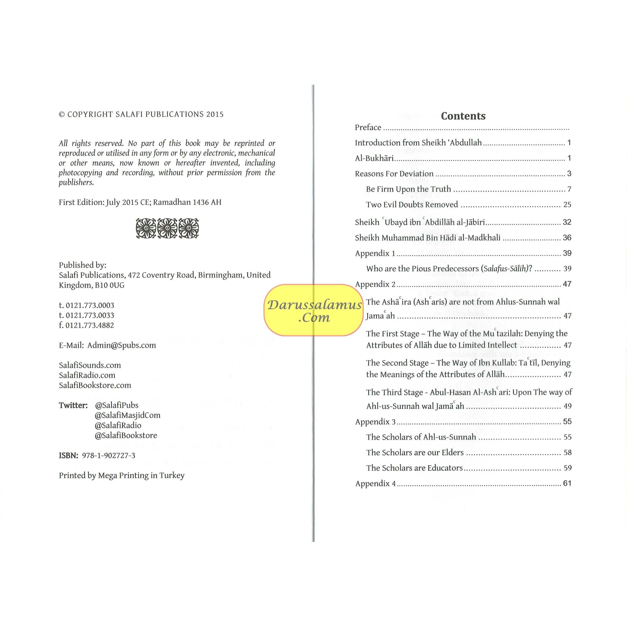 Reasons for Deviation from the Truth By Shaikh Rabi' bin Hadi al-Madkhali、mySite、topwebapps