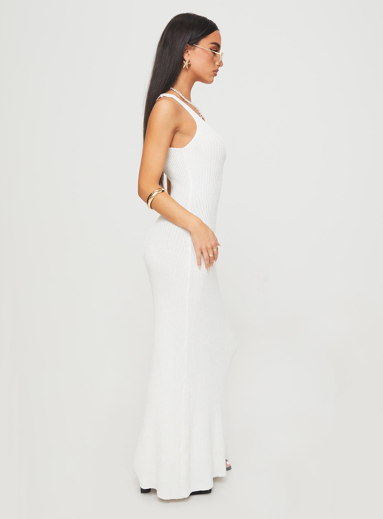 Spirited Maxi Dress White、mySite、solidvoid