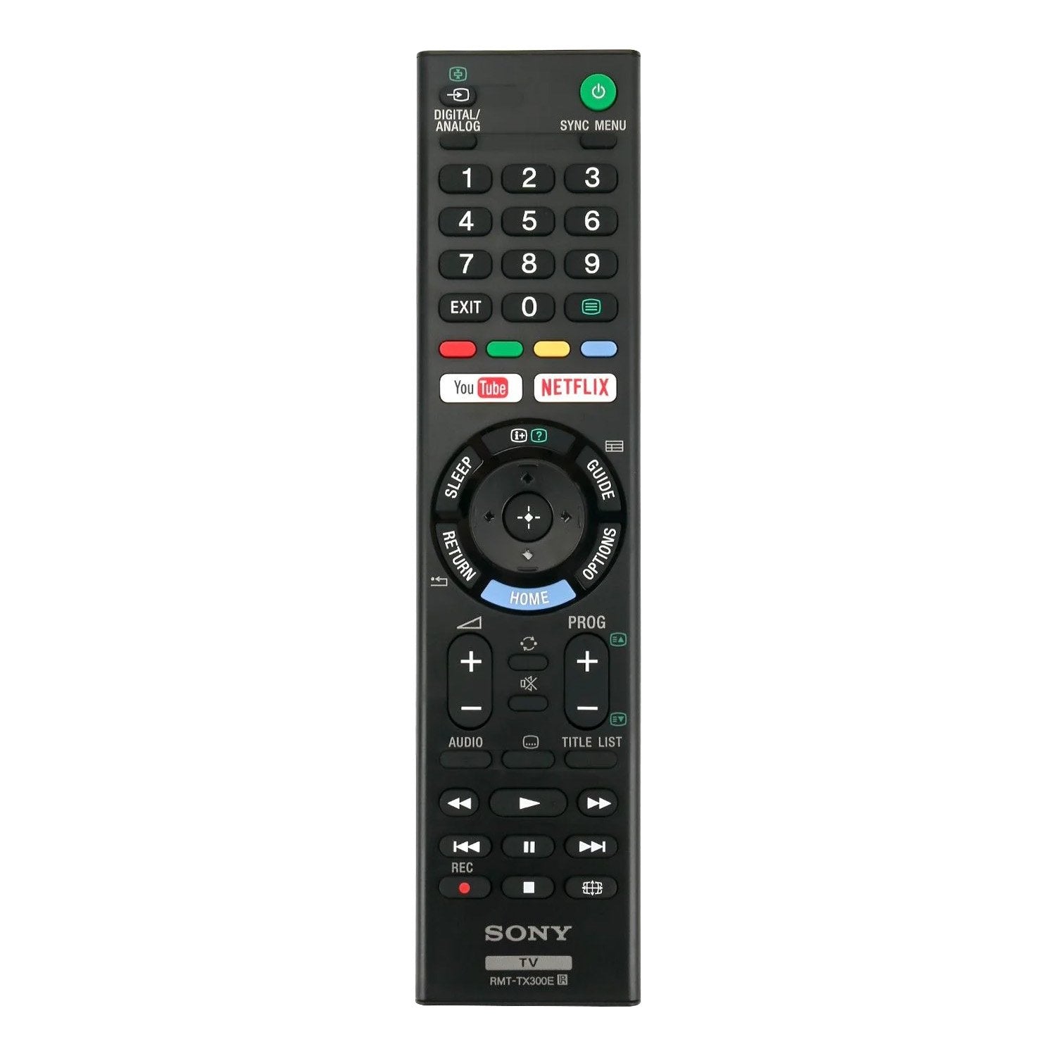 Sony TV Replacement Remote (RMT-TX300E)、mySite、camillekostekn