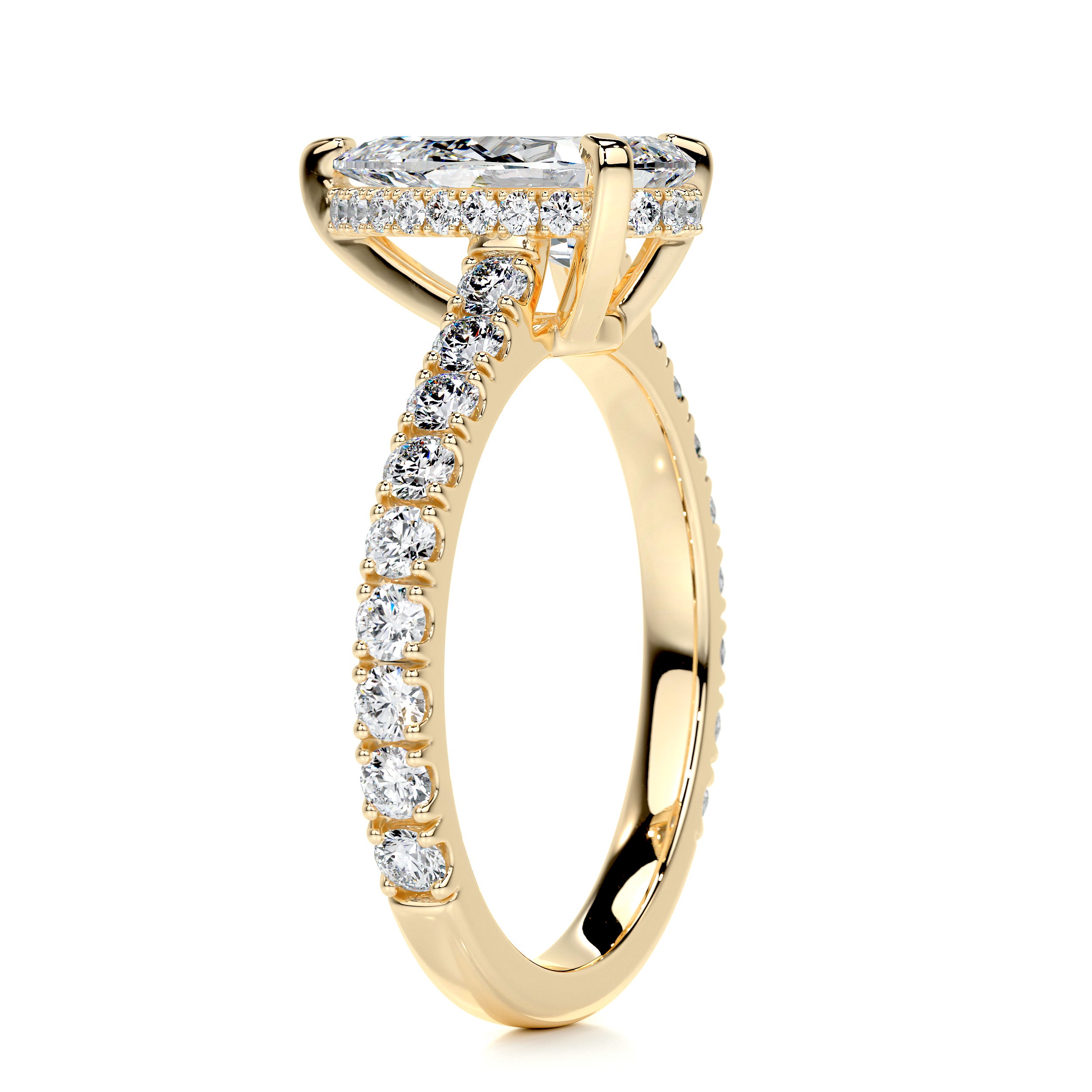 Mia Diamond Engagement Ring -18K Yellow Gold、mySite、hinf8tx79
