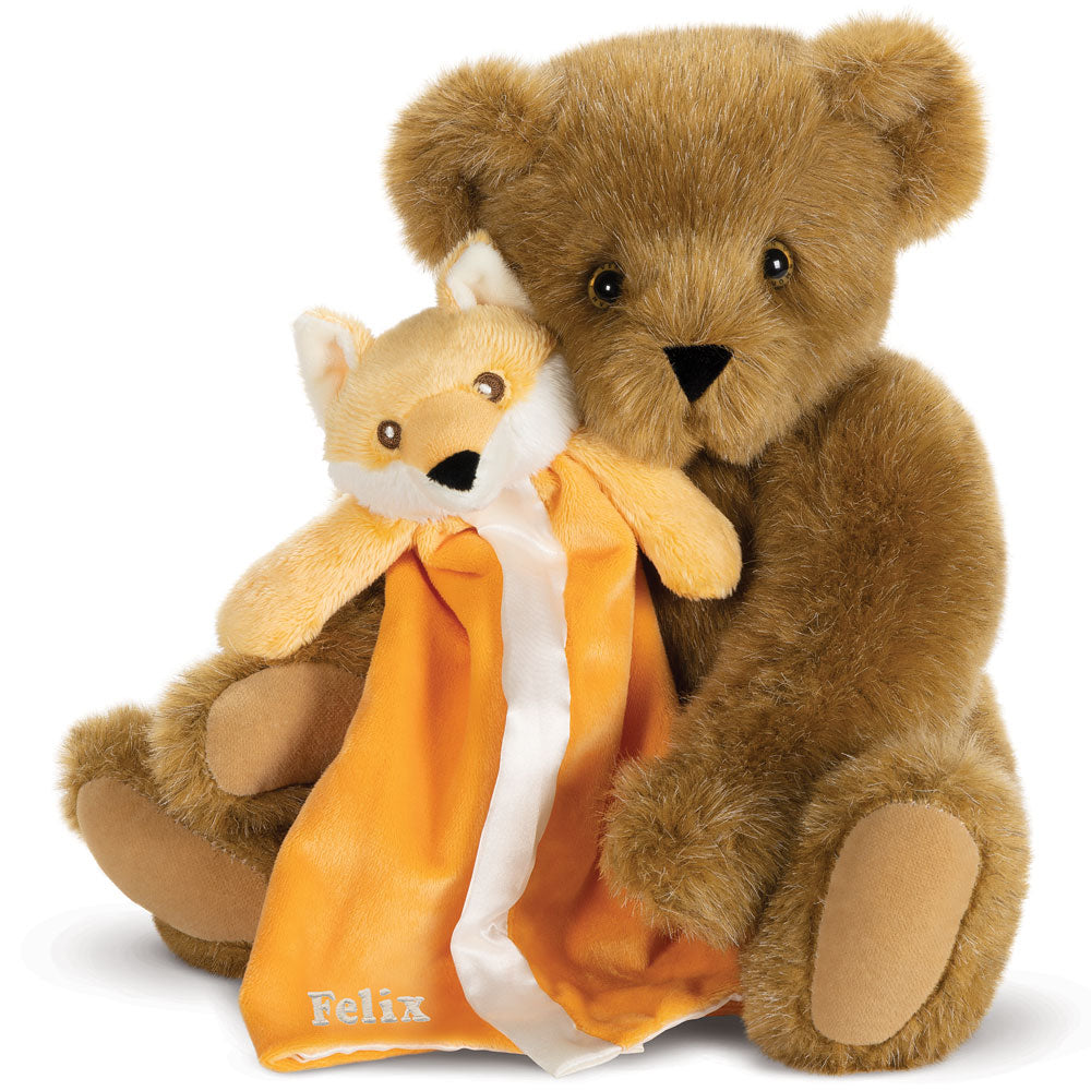 15 In. Cuddle Buddies Gift Set with Fox Blanket、mySite、g9winljtr