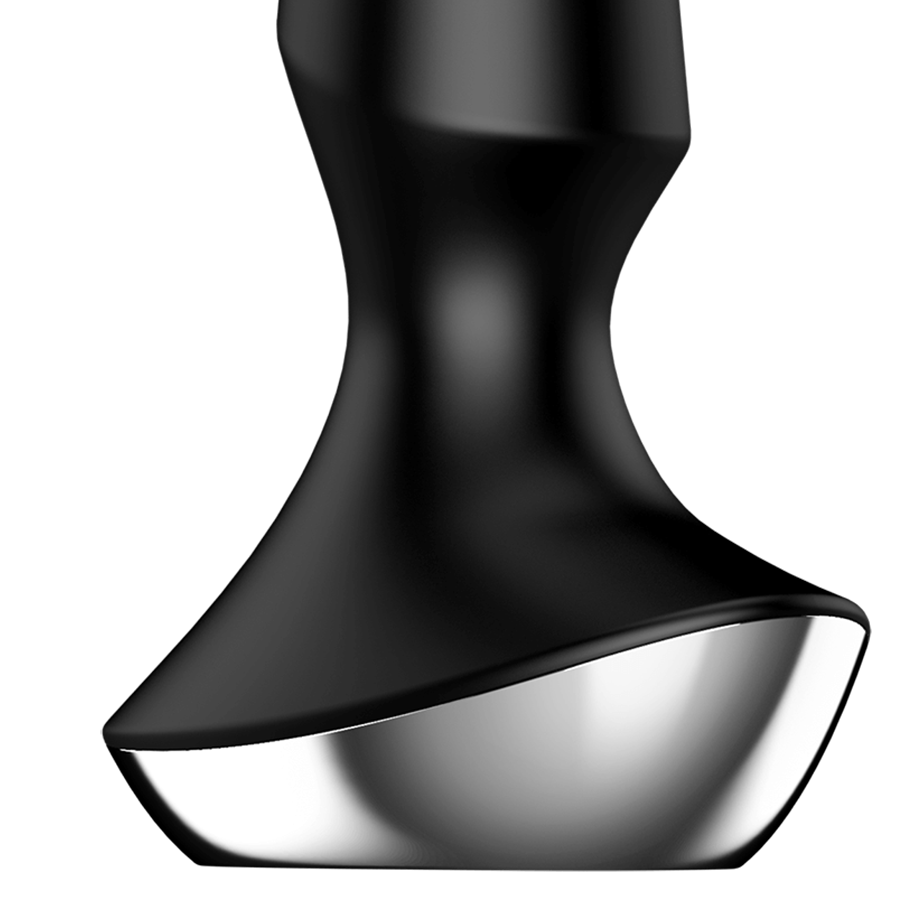 Satisfyer Plug-ilicious 2 Black Silicone Vibrating Butt Plug、mySite、bottomscart