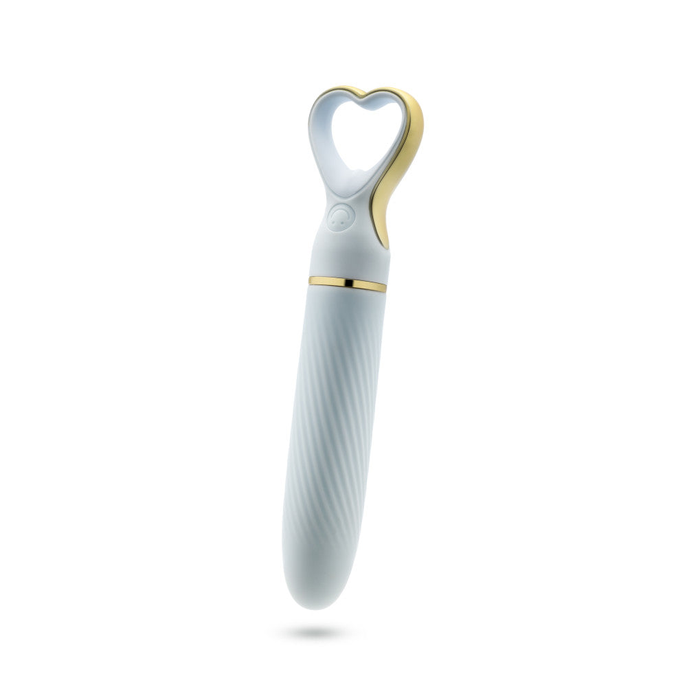 Delice™ By Blush® | Heartthrob Silicone Bullet Vibrator With Heart-Shaped Handle – Something Blue、mySite、bottomscart