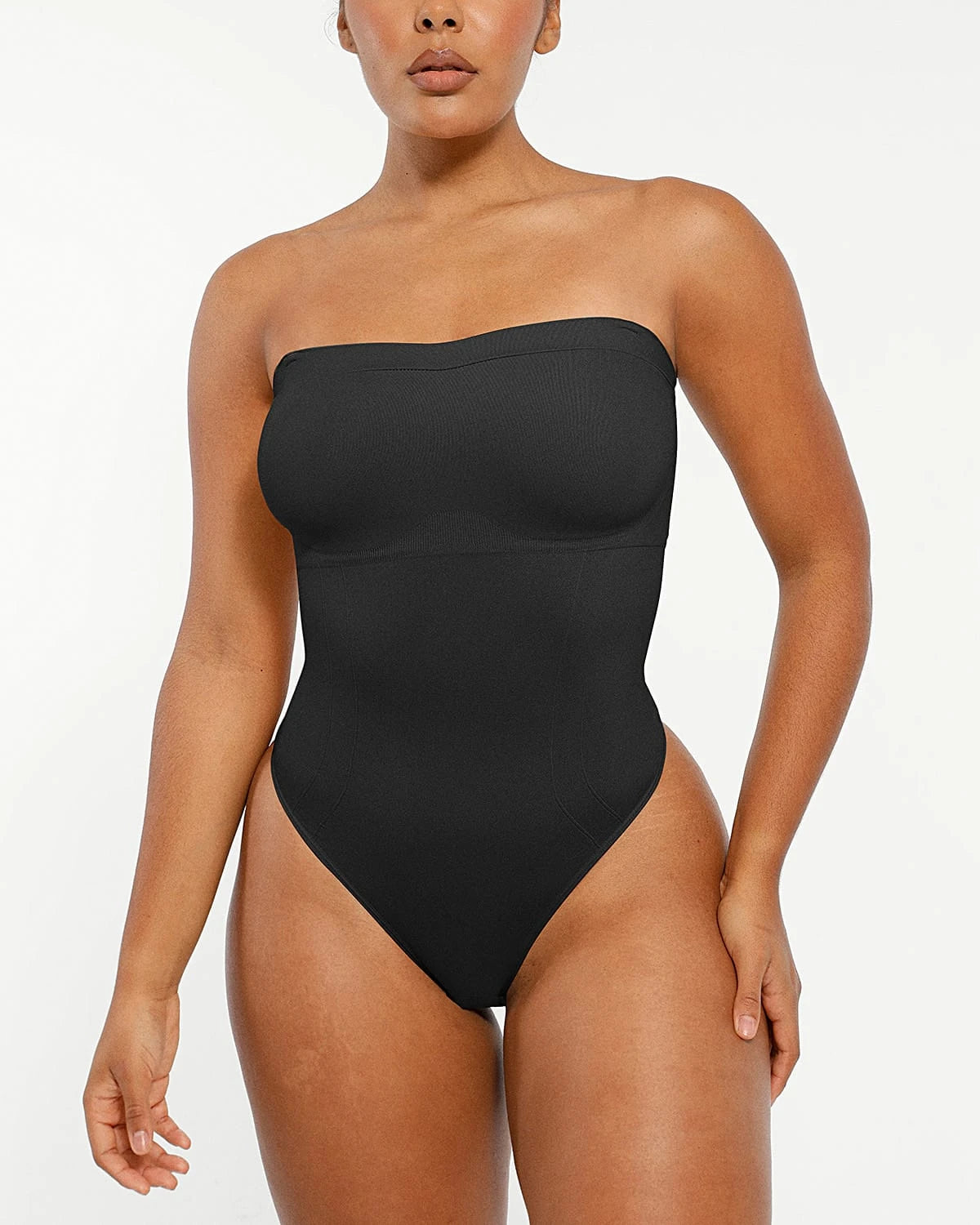 Seamless Sculpt Strapless Thong Bodysuit、mySite、bengalsvssteelers