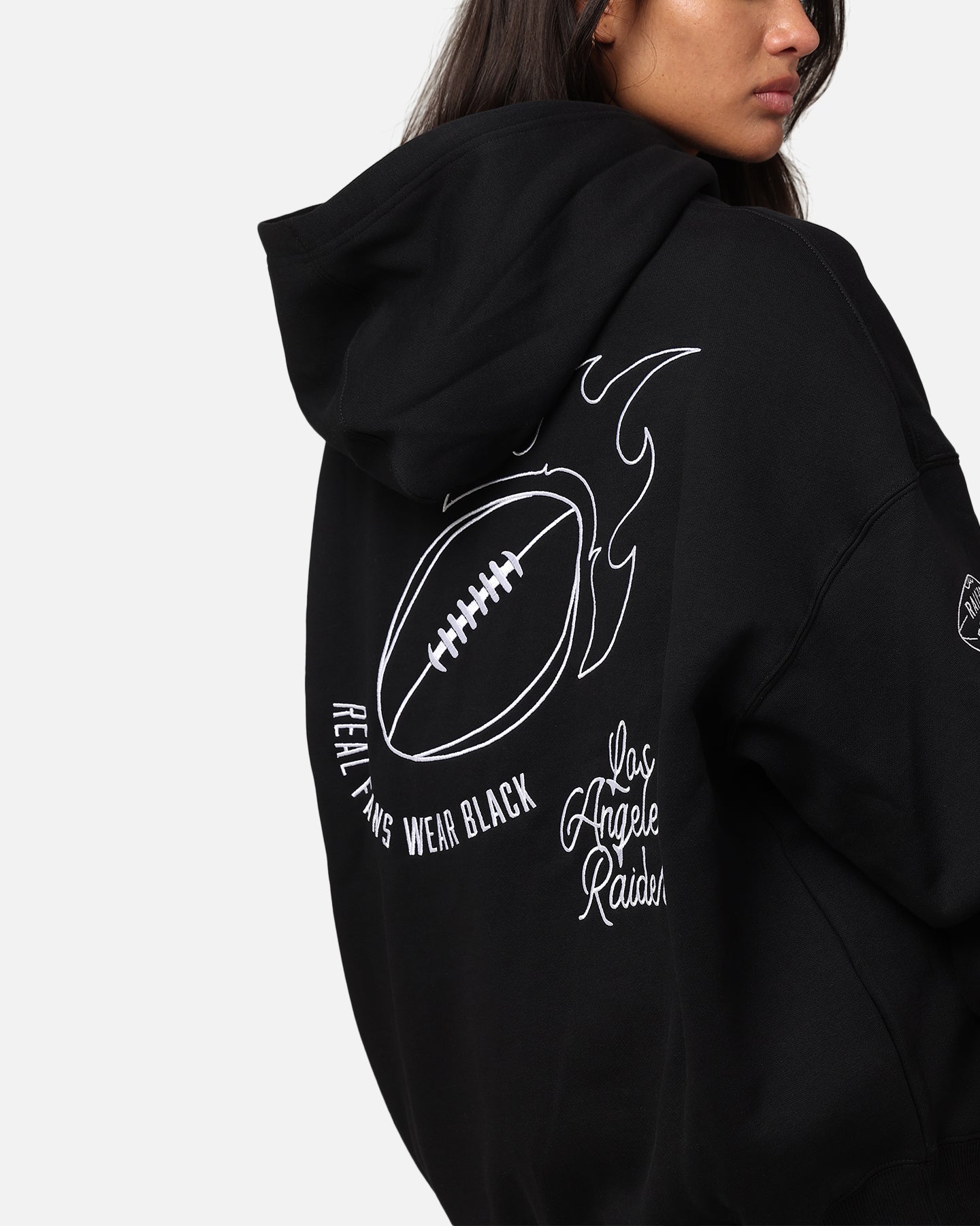 Mitchell & Ness Los Angeles Raiders History Hoodie Faded Black、mySite、zt4zffjzw