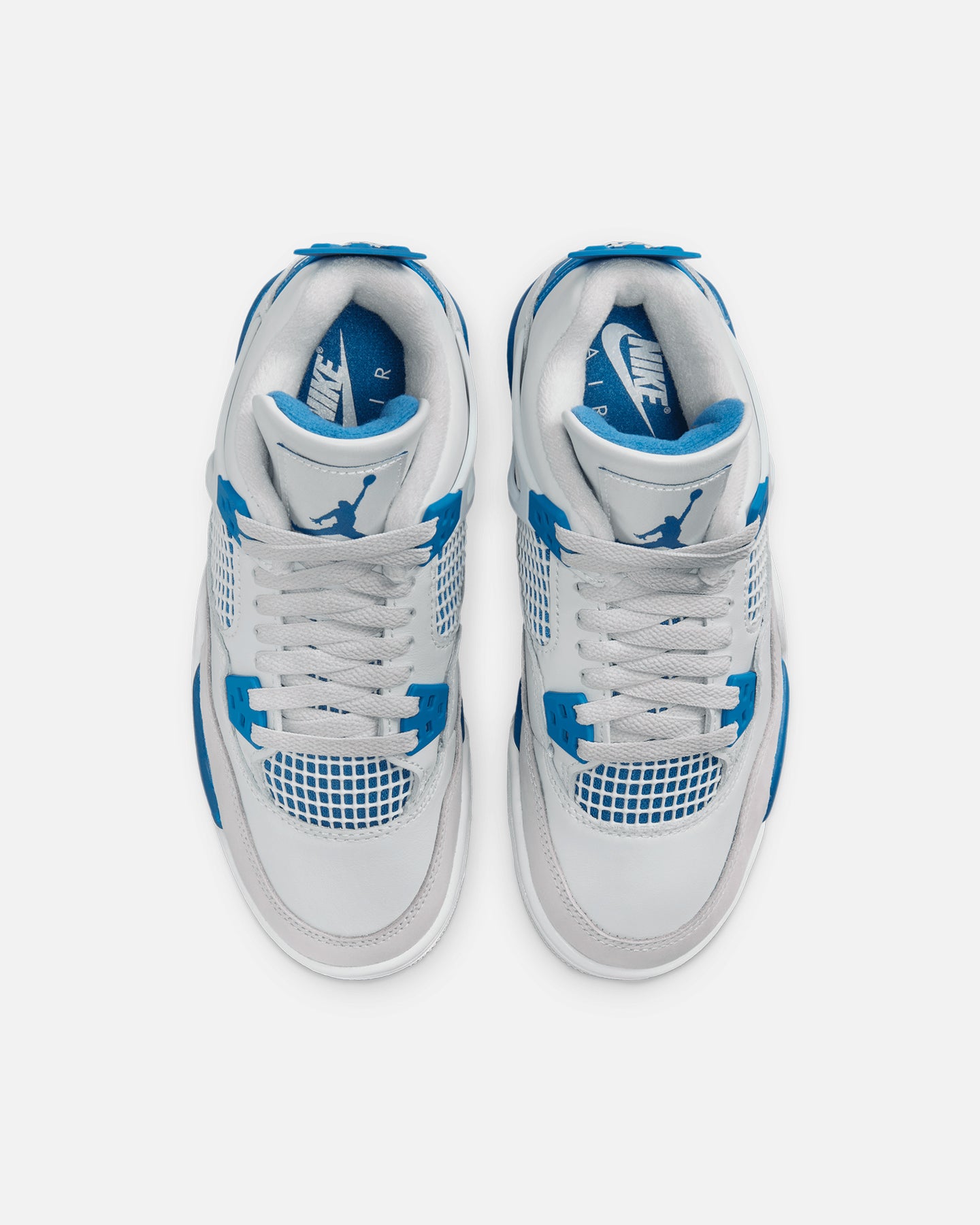 Jordan Kids' Air Jordan 4 Retro (GS) Industrial Blue Off White/Industrial Blue、mySite、zt4zffjzw