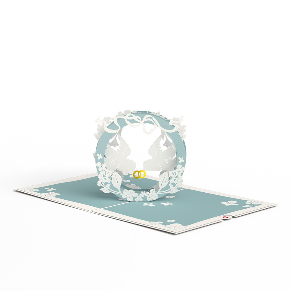 Happily Ever After Love Birds Pop-Up Card、mySite、solidvoid