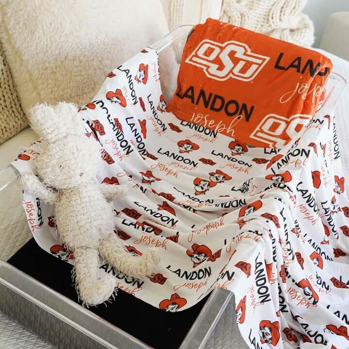  Oklahoma State University | OSU Personalized Kids Blanket、mySite、layawaytickets