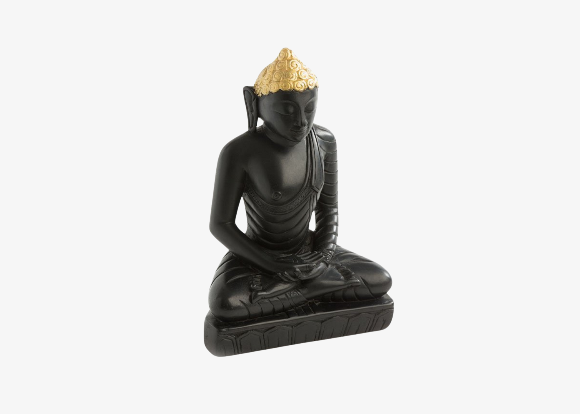 Sitting Buddha - Soft Granite (Small, 17cm)、mySite、topwebapps