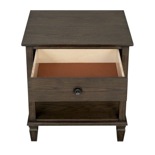 Victoria Bedside Table Reclaimed Grey、、eastwooduniform