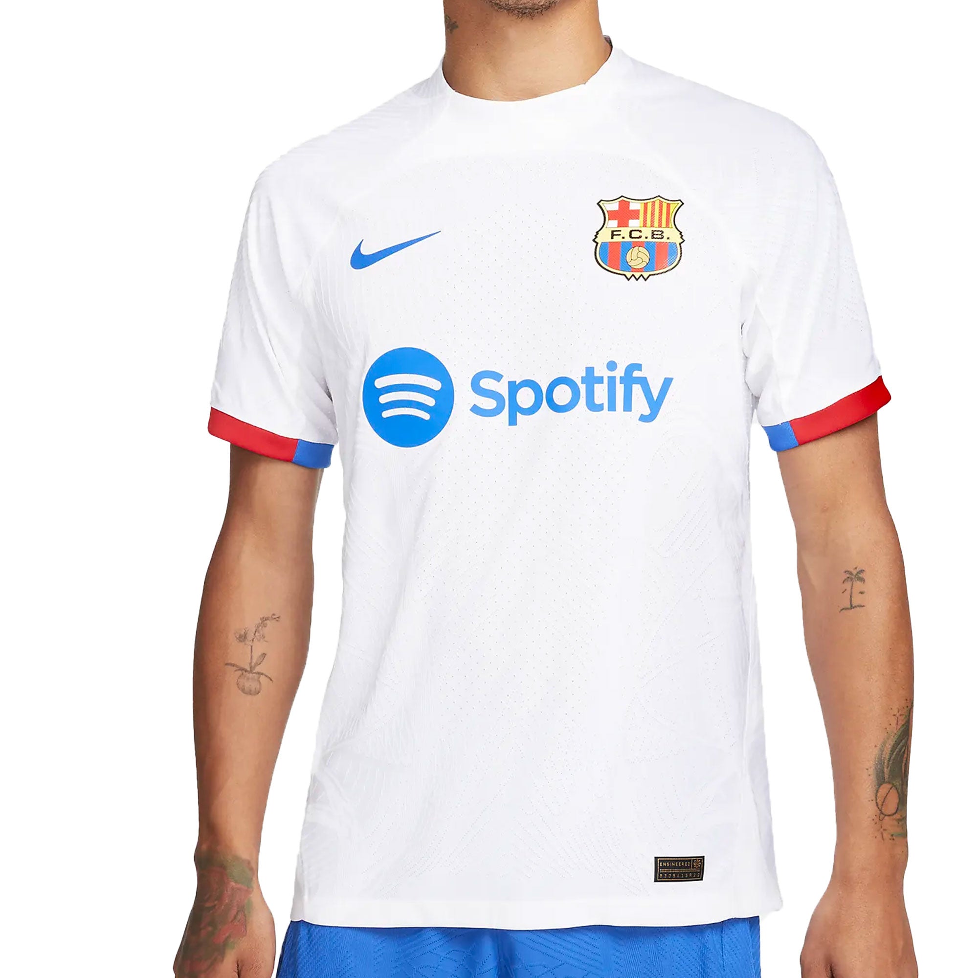 Nike Men's FC Barcelona 2023/24 Dri-FIT ADV Away Jersey White/Blue、mySite、bottomscart
