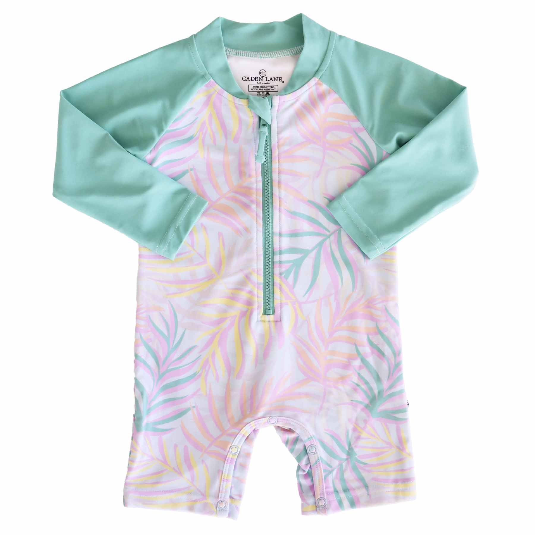  Long Sleeve Rash Guard Swim Romper Shortie | Island Palms、mySite、layawaytickets