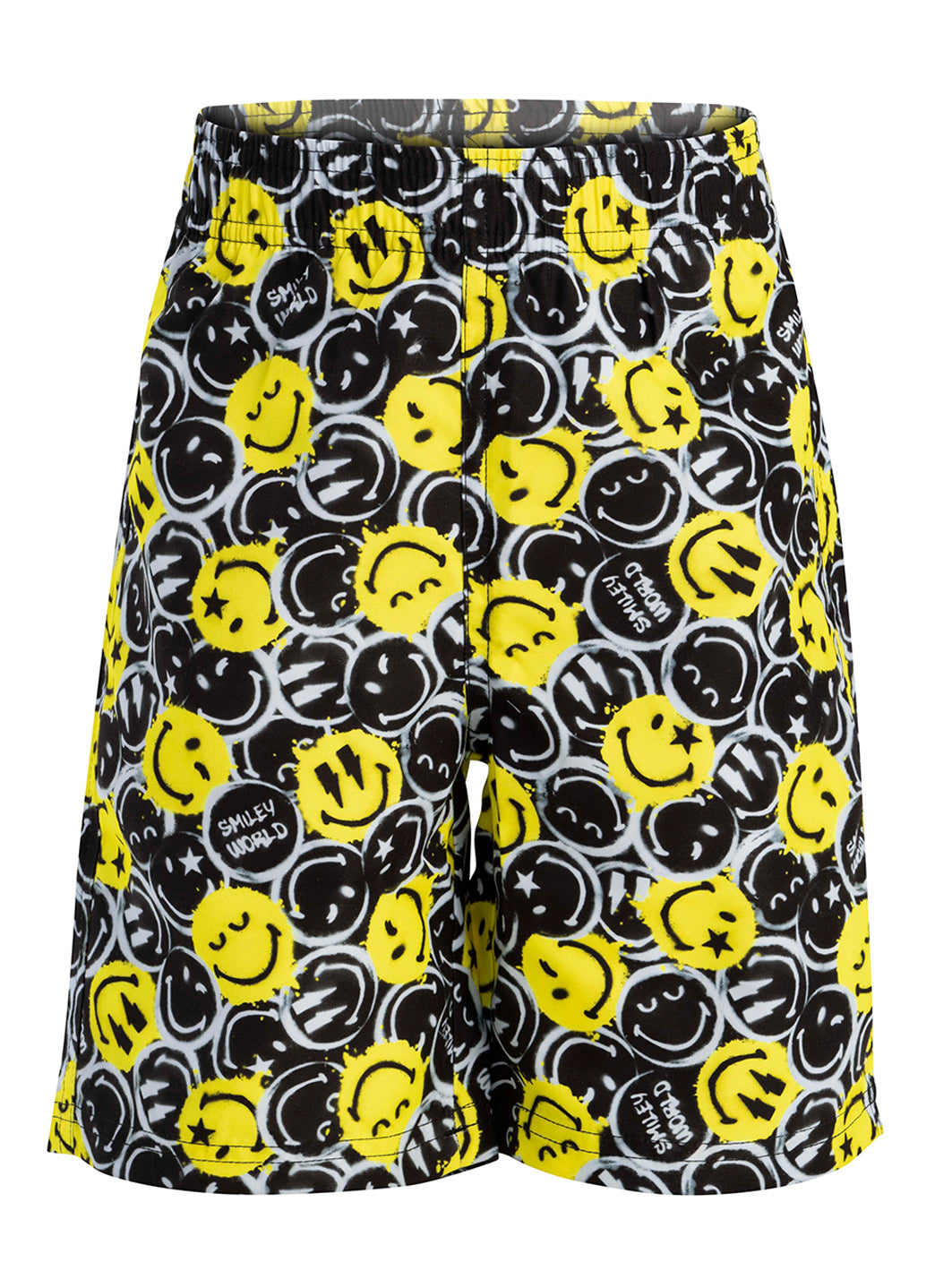 Dolfin Boys' Print Little Dolfin X SmileyWorld Swim Trunks (Toddler, Little Kid)、mySite、noshort