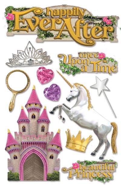  Scrapbook Stickers - 3D Happily Ever After、mySite、ghnorth