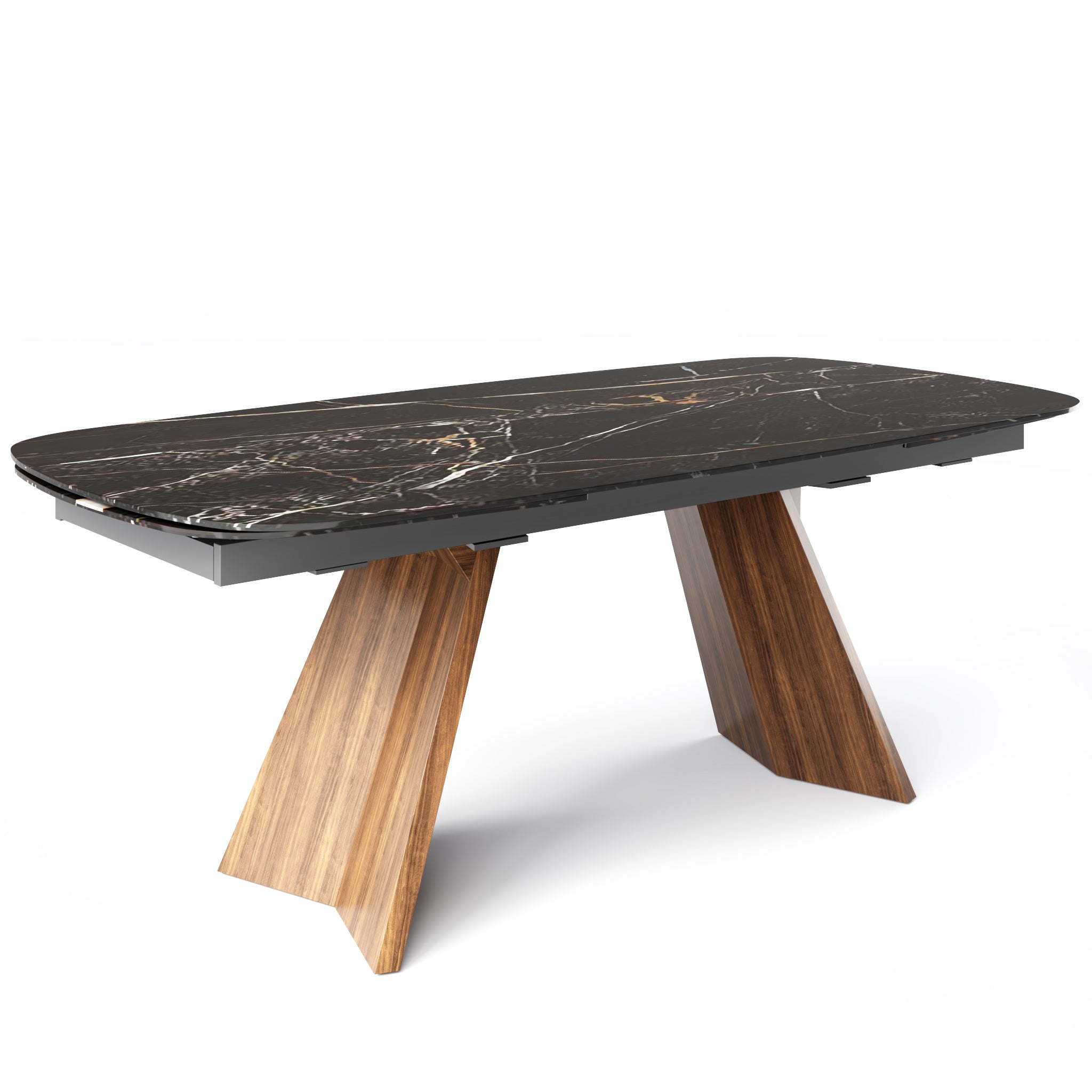  Icaro Extendable Dining Table with Marble and Ceramic Top Options、mySite、sugarbowlscore