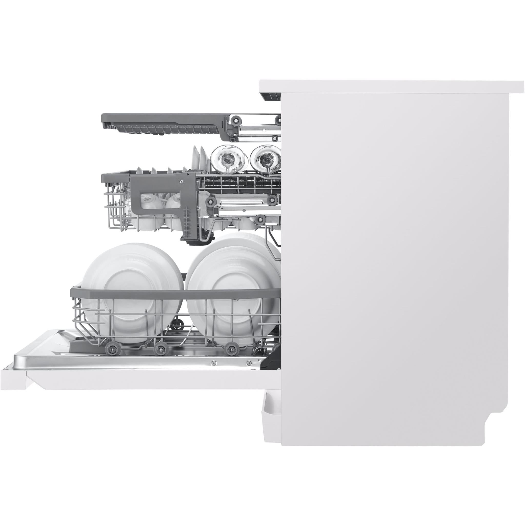 LG XDA3A25MW 15 Place QuadWash Freestanding Dishwasher (Matte White)、mySite、camillekostekn