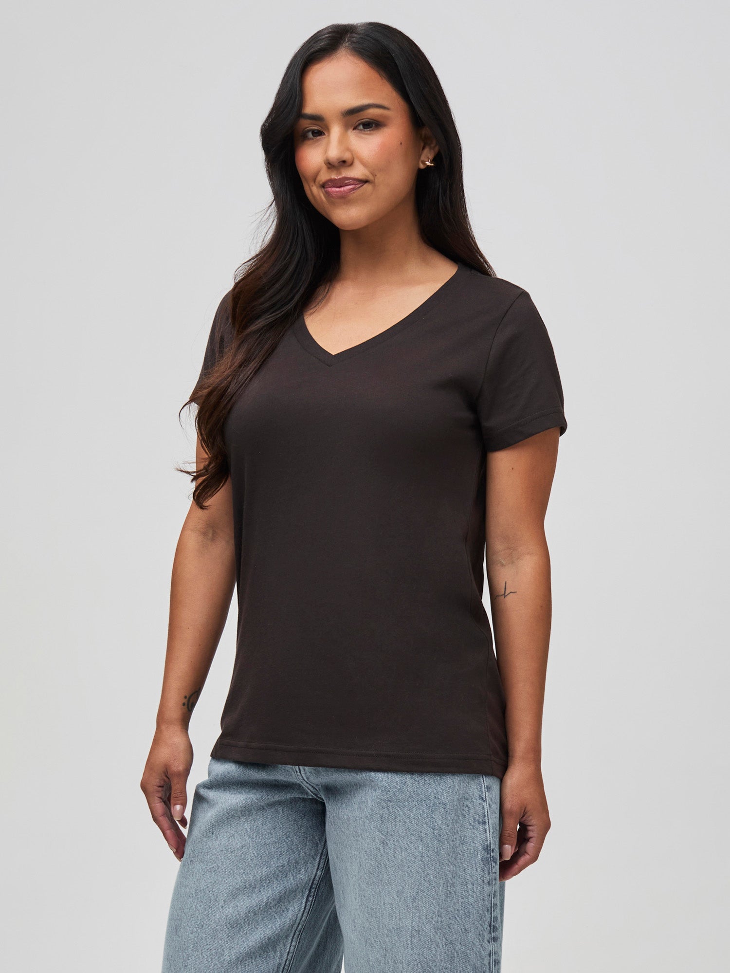  Women's Espresso V-Neck、mySite、ghnorth