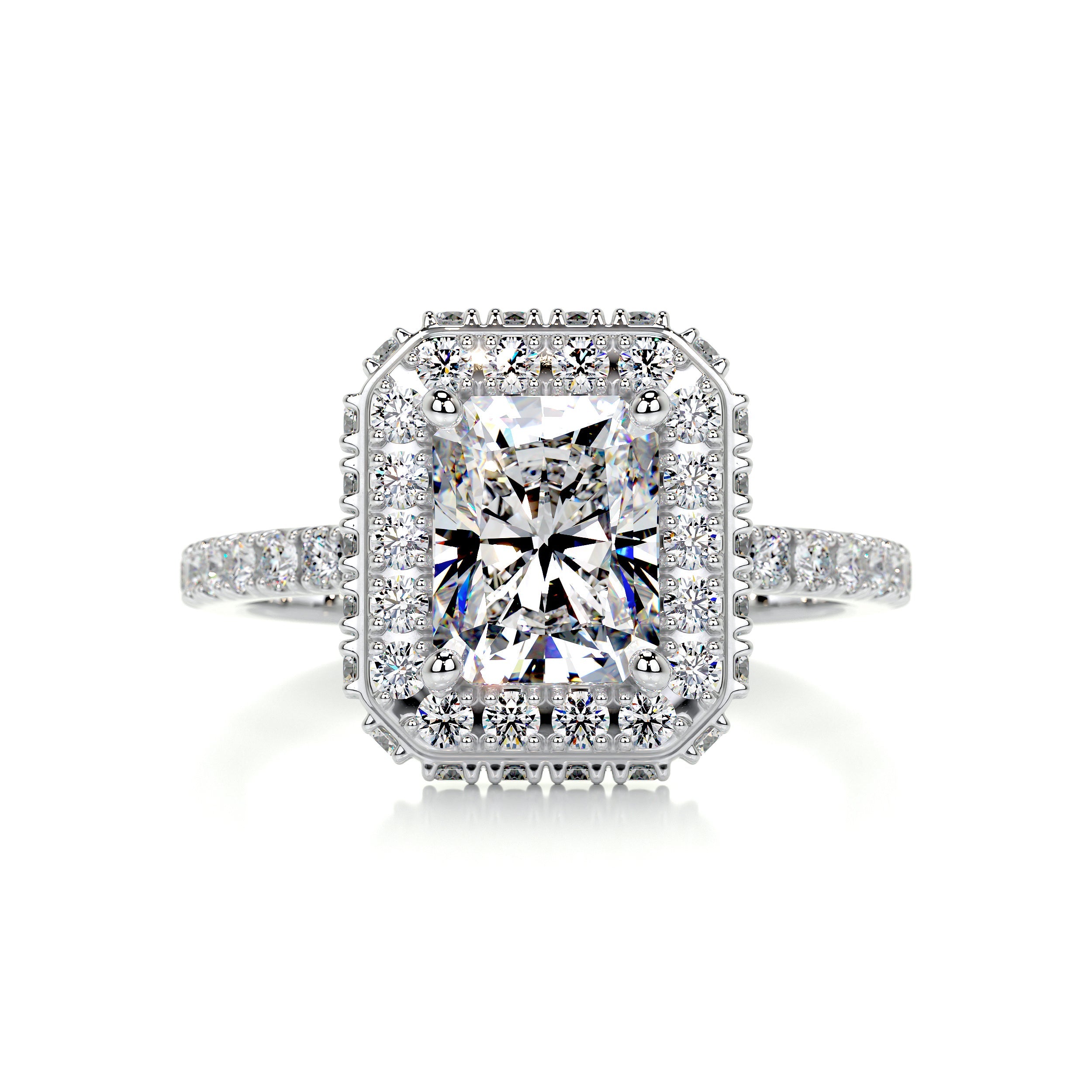 Lana Moissanite & Diamond Ring -18K White Gold、mySite、hinf8tx79