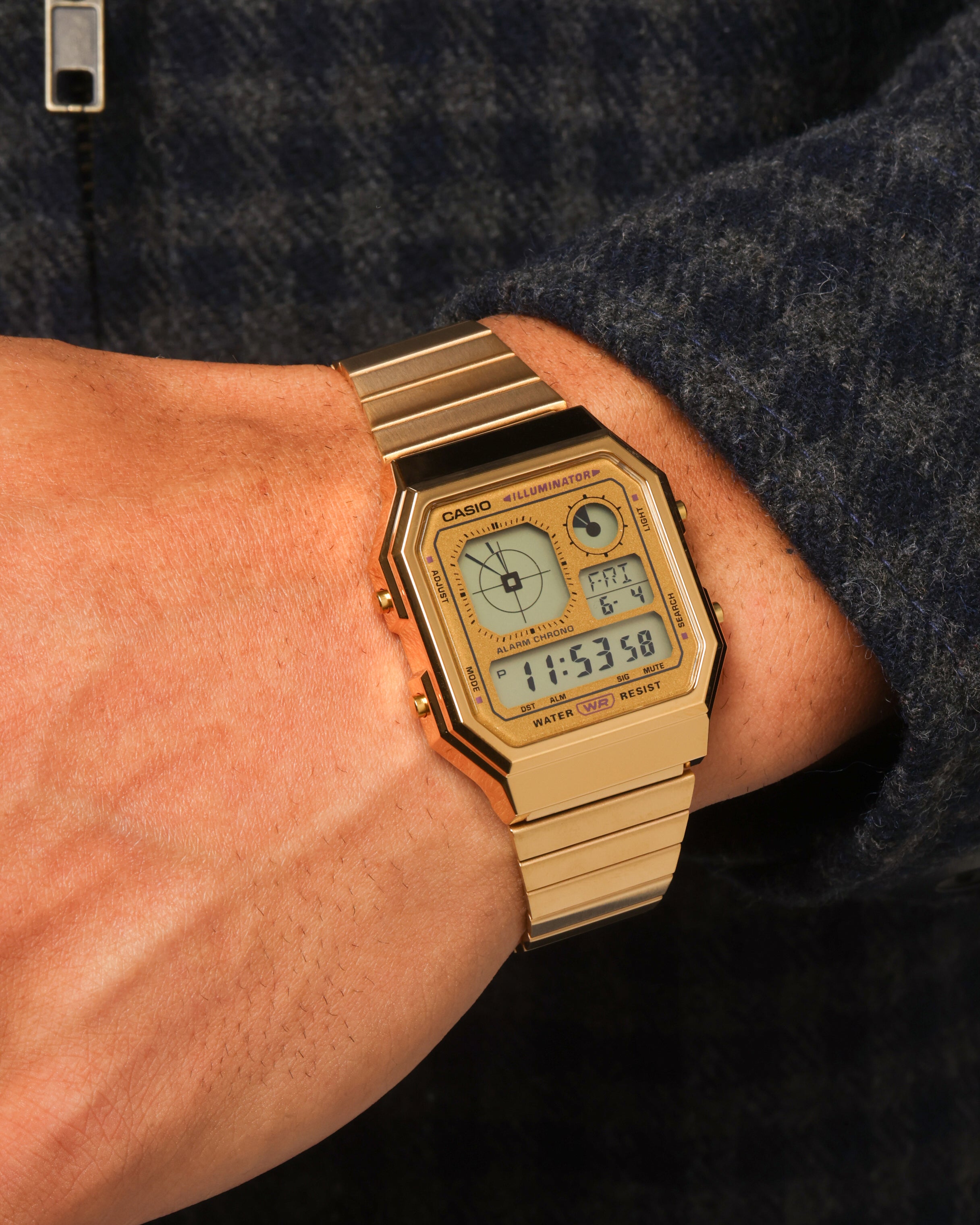 Casio A130WEG-9ADF Watch Gold、mySite、zt4zffjzw