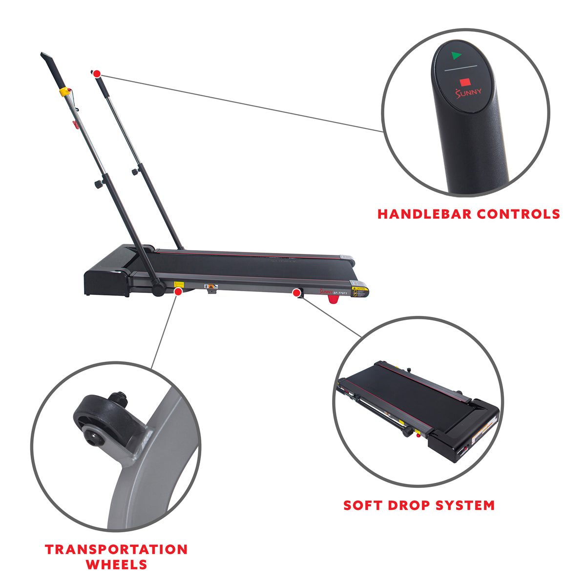  Slim Folding Treadmill Trekpad with Moving Arms Exercisers、mySite、ghnorth