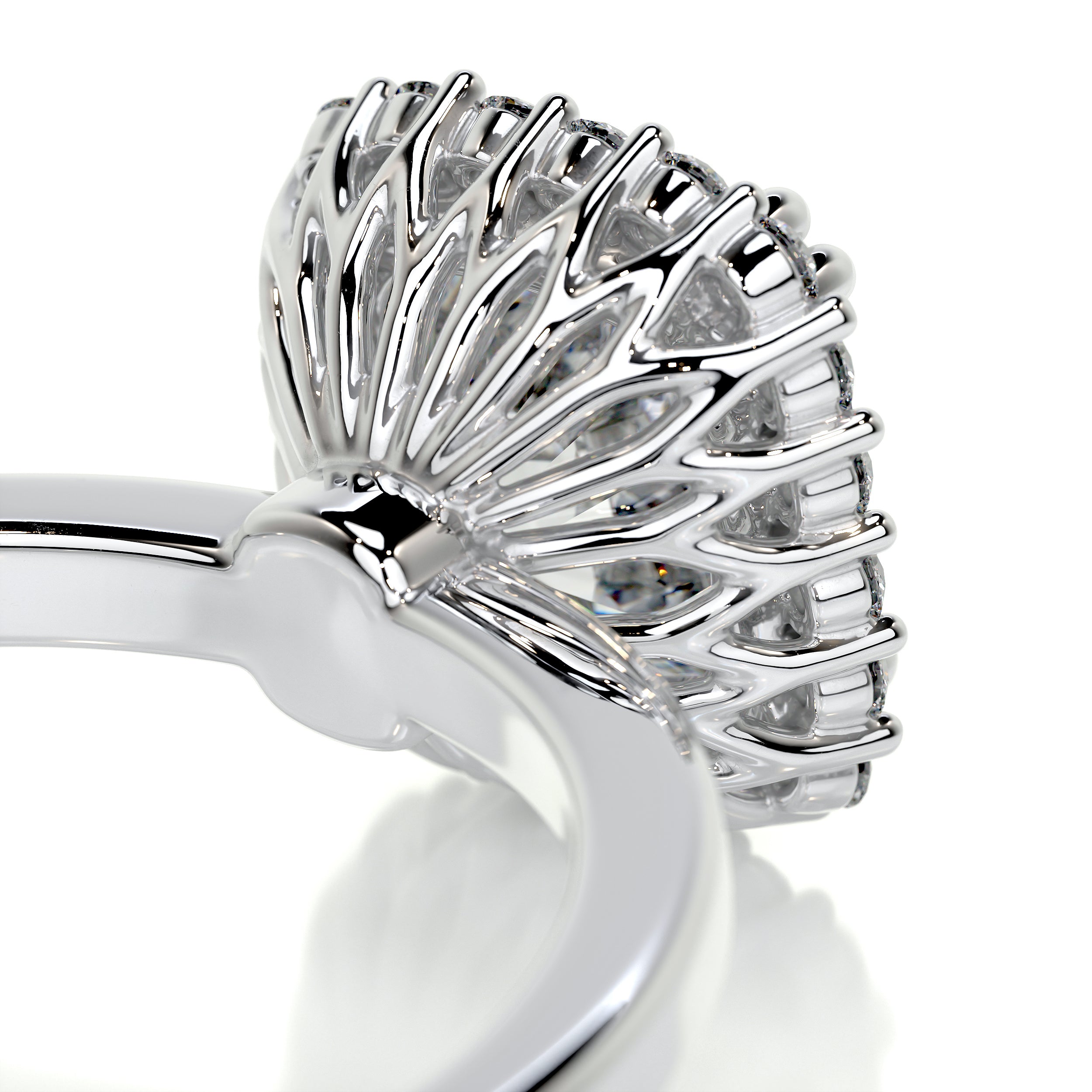 Emery Diamond Engagement Ring - 18K White Gold、mySite、hinf8tx79