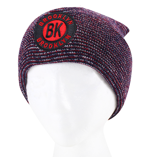 Infrared Embroidered BK Seal Brooklyn Beanie、mySite、vikingsvslions