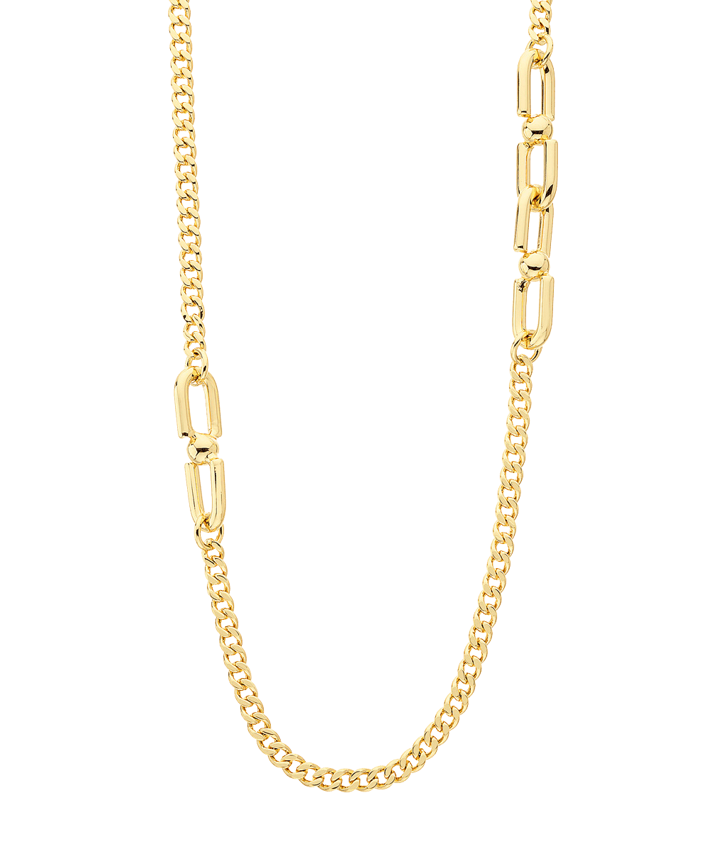 Tuva Split Necklace 18ct Gold Plated、mySite、botmansion