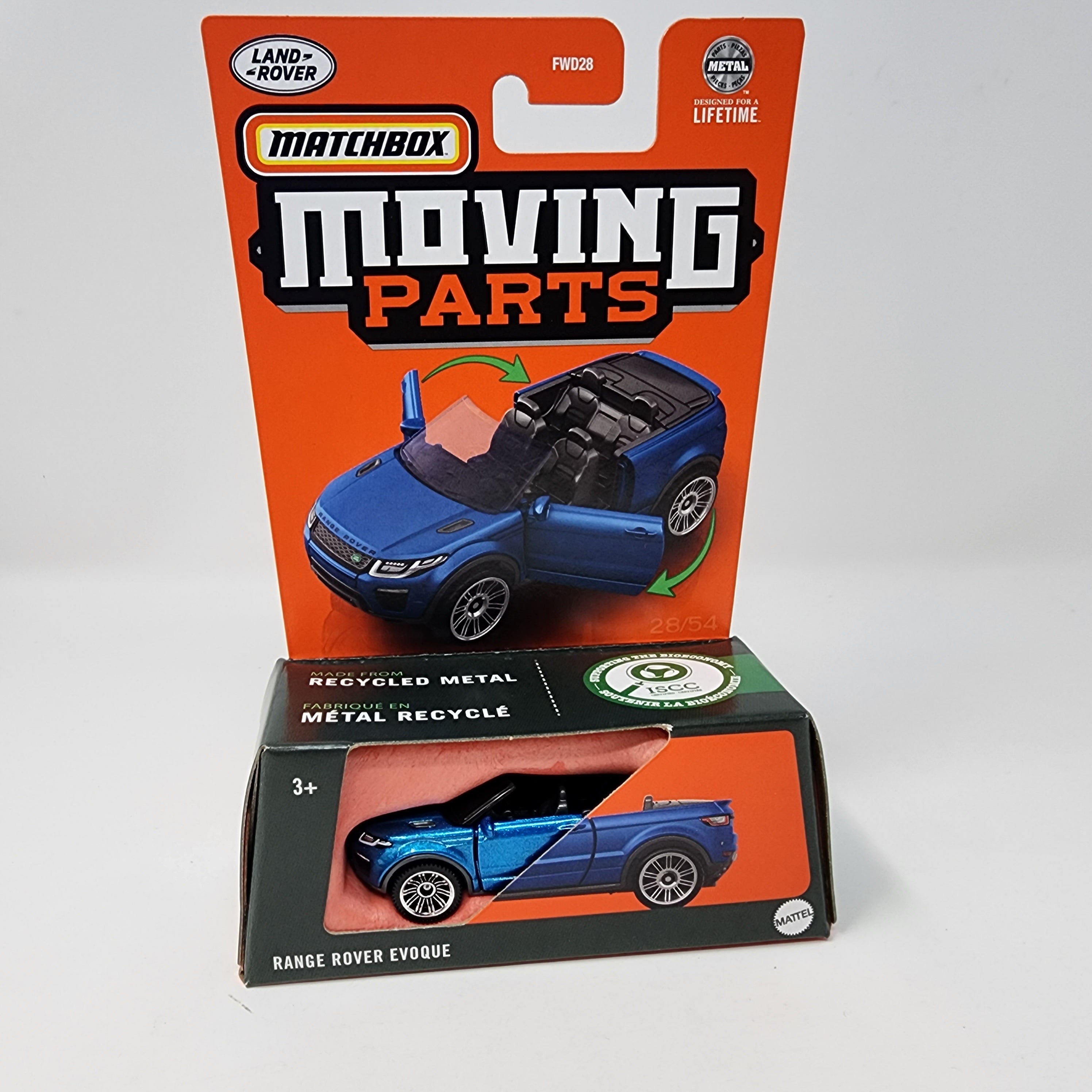 Range Rover Evoque * Blue * 2024 Matchbox Moving Parts Case Q、mySite、hgirdovlk