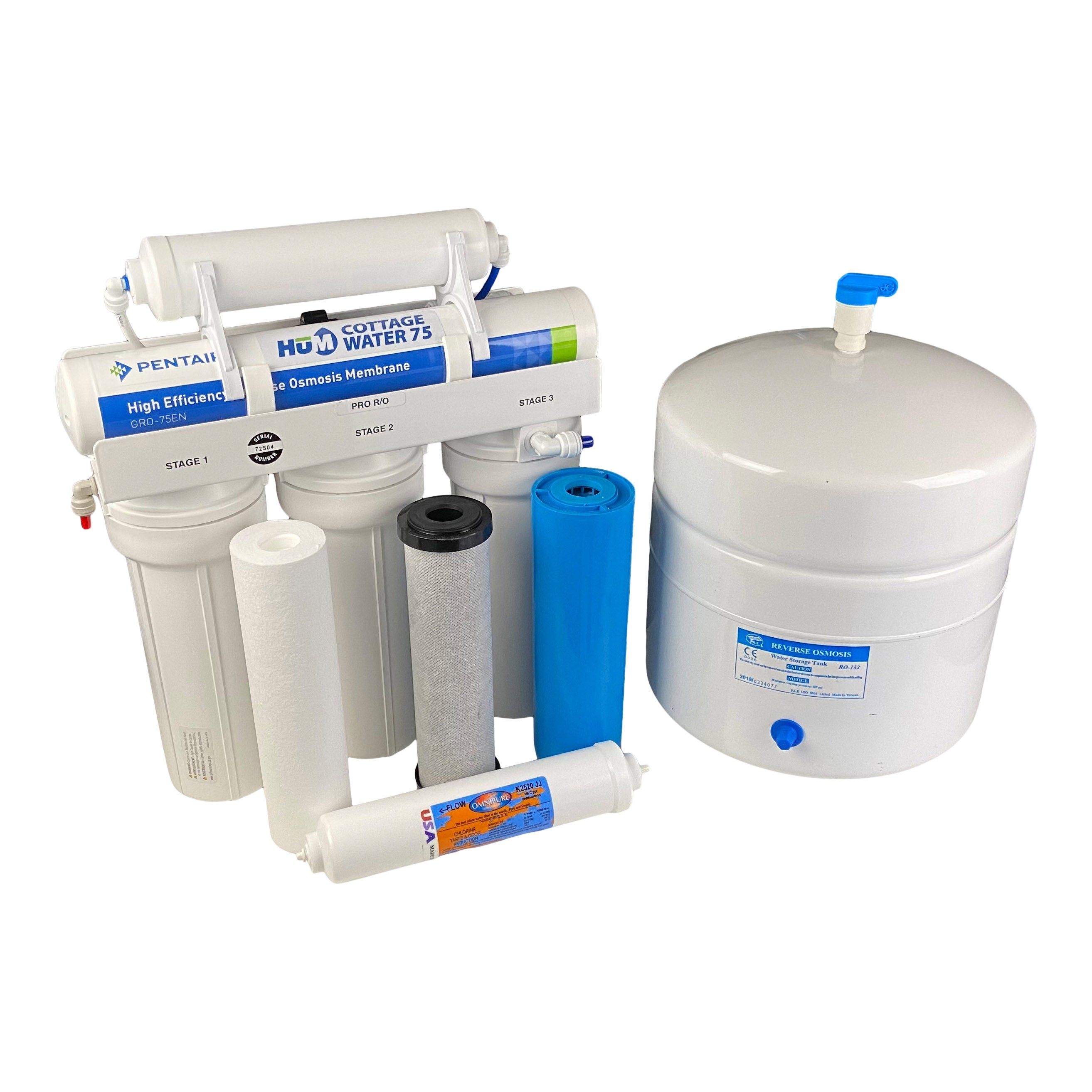 HUM Cottage Water 75 GPD R/O Drinking Water System、mySite、noshort