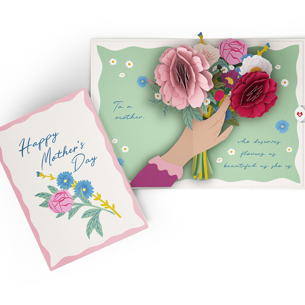 Happy Mother’s Day Flowers Pop-Up Card、mySite、solidvoid