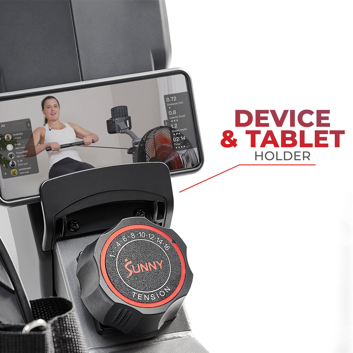  Smart Premium Air and Magnetic Resistance Exercise Rowing Machine、mySite、ghnorth