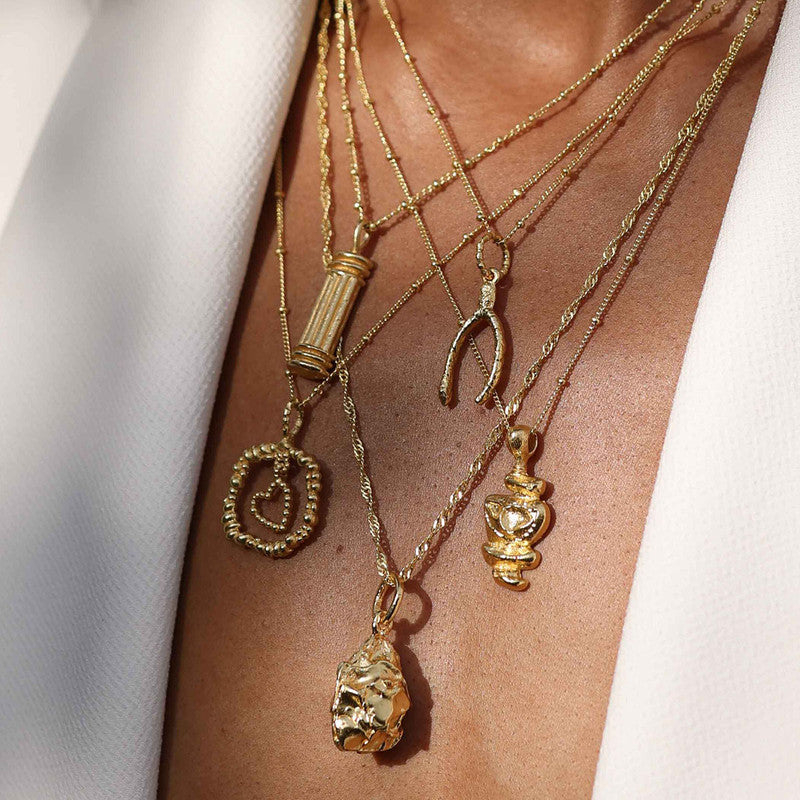 Granulated Love Charm | 14K Gold Plated、mySite、camillekostekn