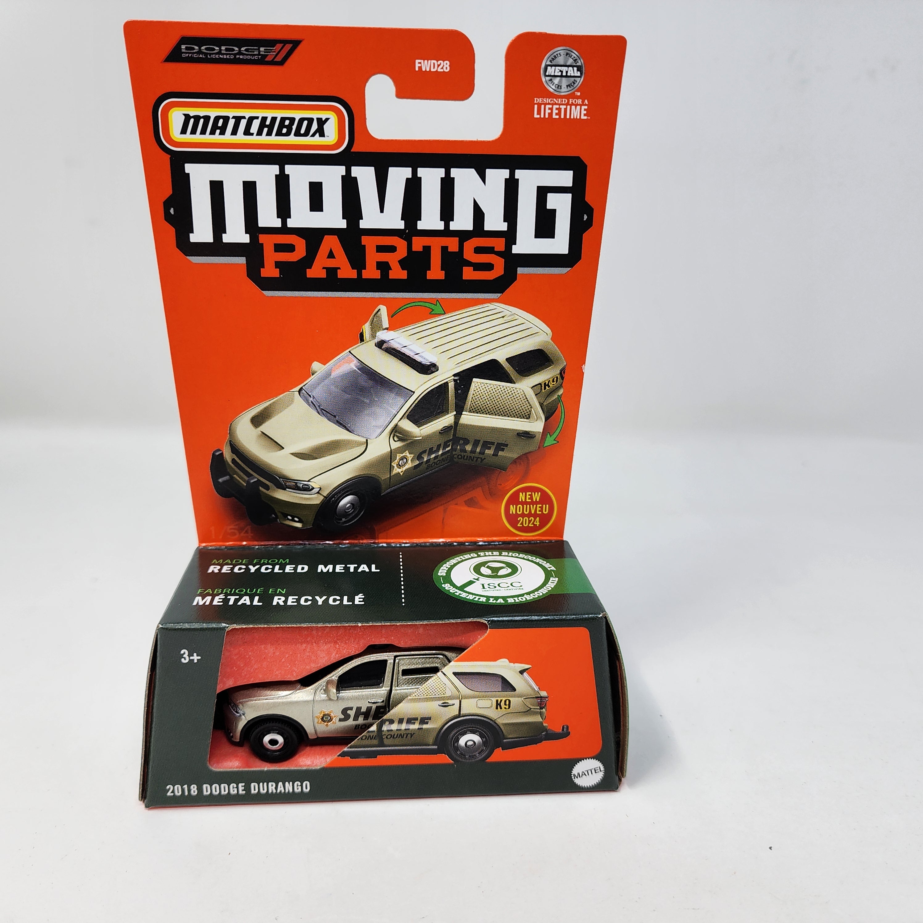 2018 Dodge Durango * SHERIFF * 2024 Matchbox Moving Parts Case R、mySite、hgirdovlk
