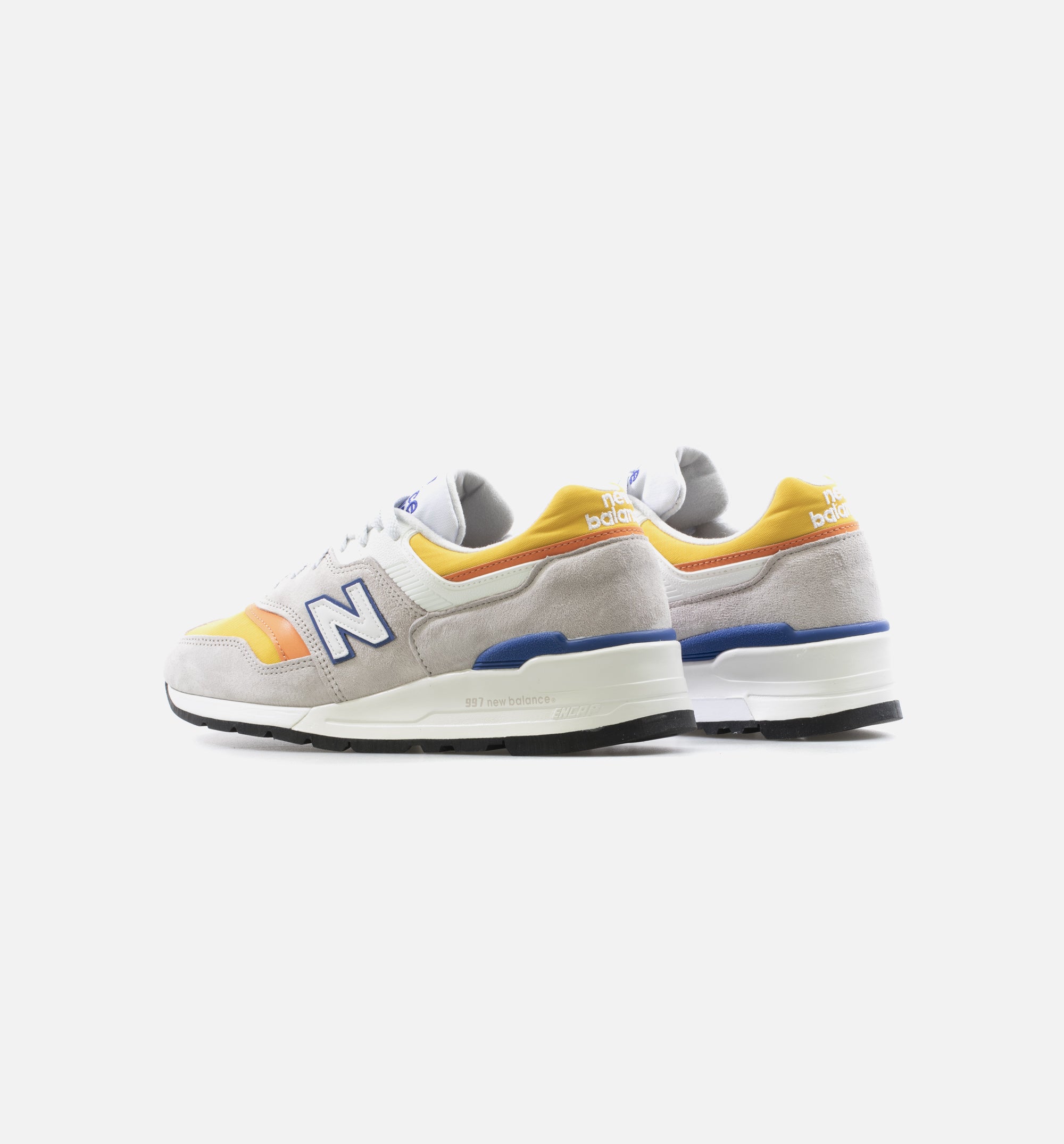 997 Made In USA Mens Lifestyle Shoe - Grey/Orange、mySite、dreamappss