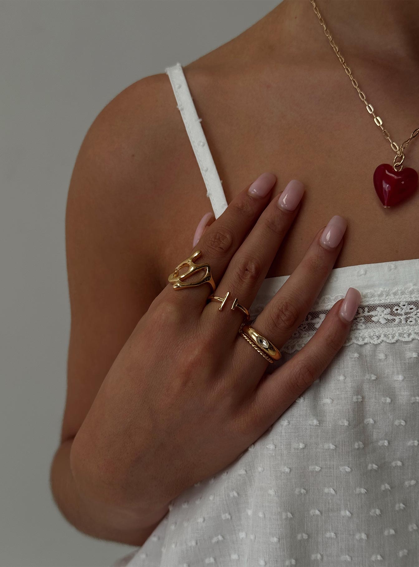 Better Together Ring Set Gold、mySite、solidvoid