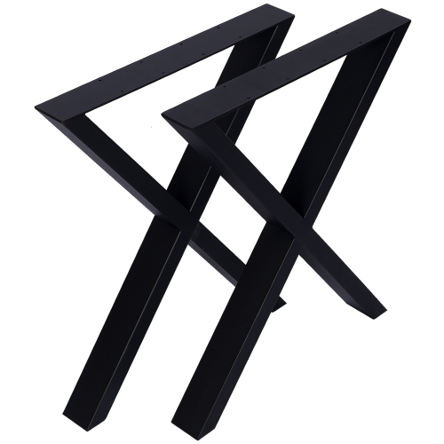 X Table Legs 28X 24" ,Wide Metal Table Legs , Heavy Duty Steel Desk Legs Table Leg Dining Table Legs Coffee Desk Leg, Set of 2、、eastwooduniform