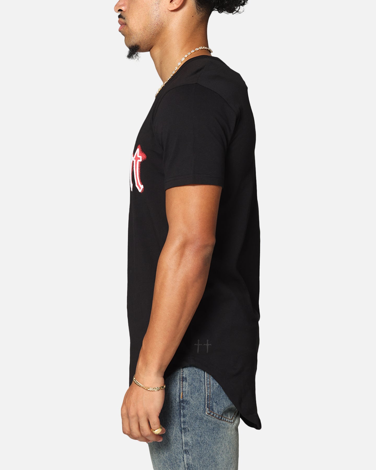 Saint Morta Cambronne El Duplo SS Tee Black/Red、mySite、zt4zffjzw