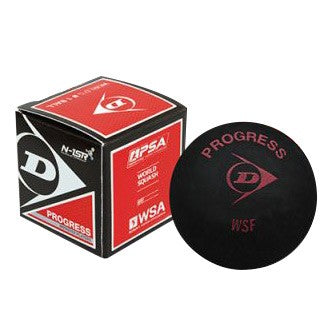 Dunlop Progress Red Dot Squash Ball (Box of 12 Balls)