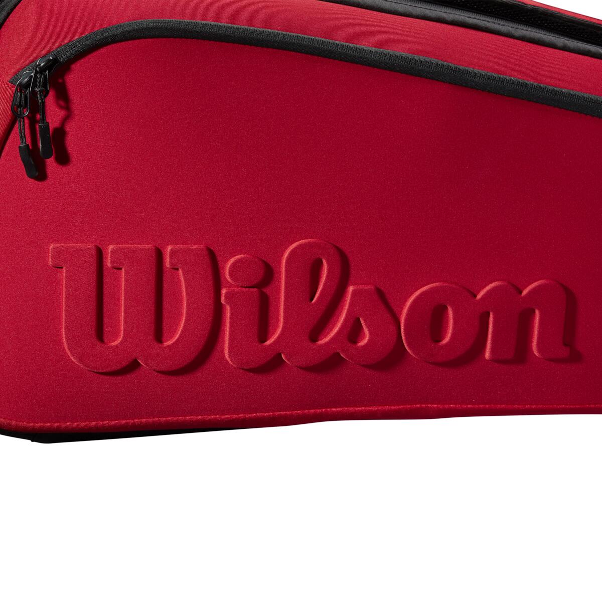 Wilson Clash v2 Super Tour 9 Pack Racquet Bag (Red/Black)