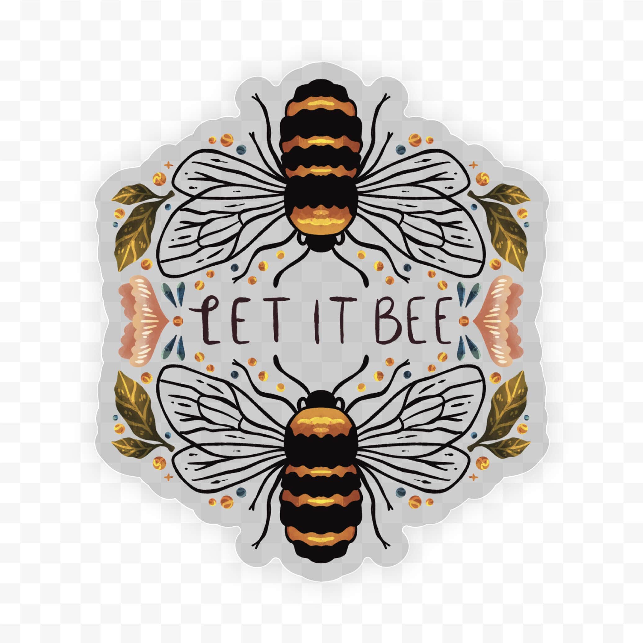  Let it bee clear sticker、mySite、ghnorth