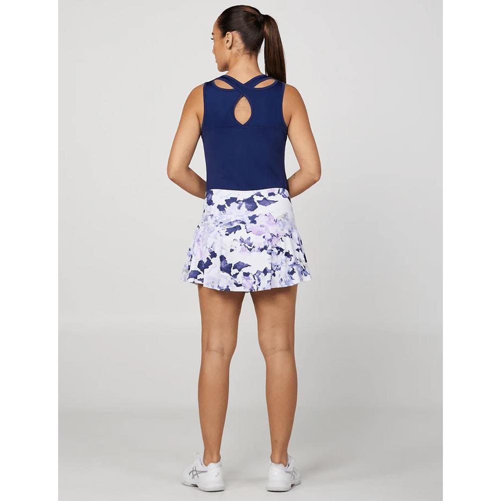 Sofibella Women's Lilac Dream Print 13 Skort - Cloud Cover