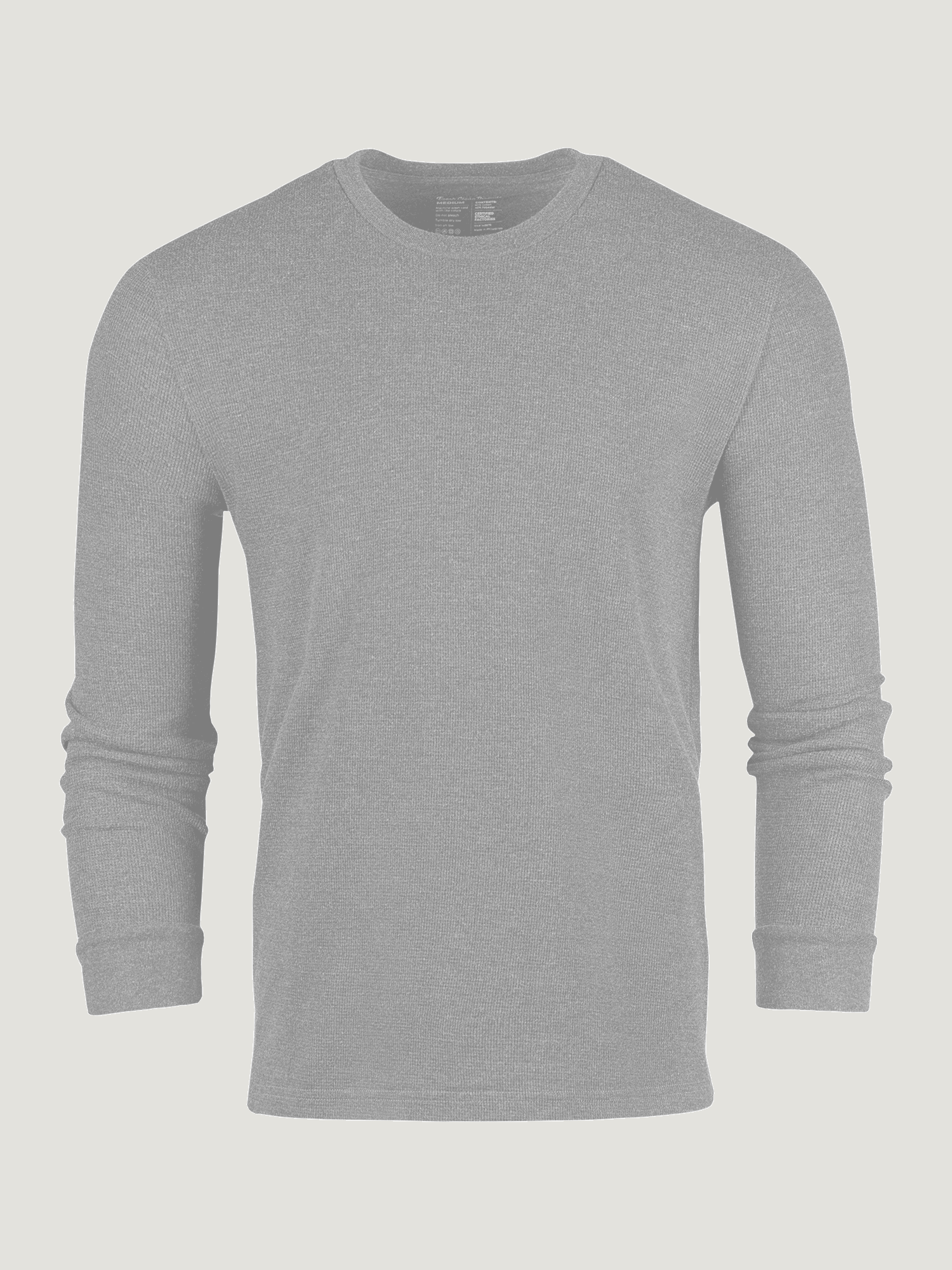  Heather Grey Thermal Long Sleeve Crew、mySite、ghnorth