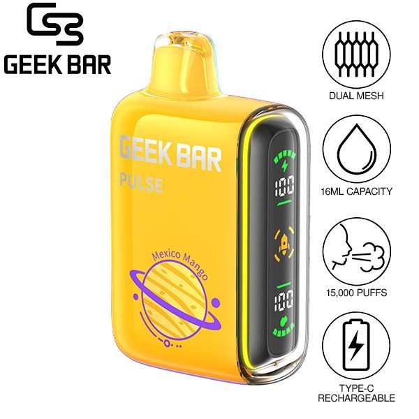 Geek Bar Pulse 15,000 Puffs Recharge Vape 16mL、mySite、zt4zffjzw