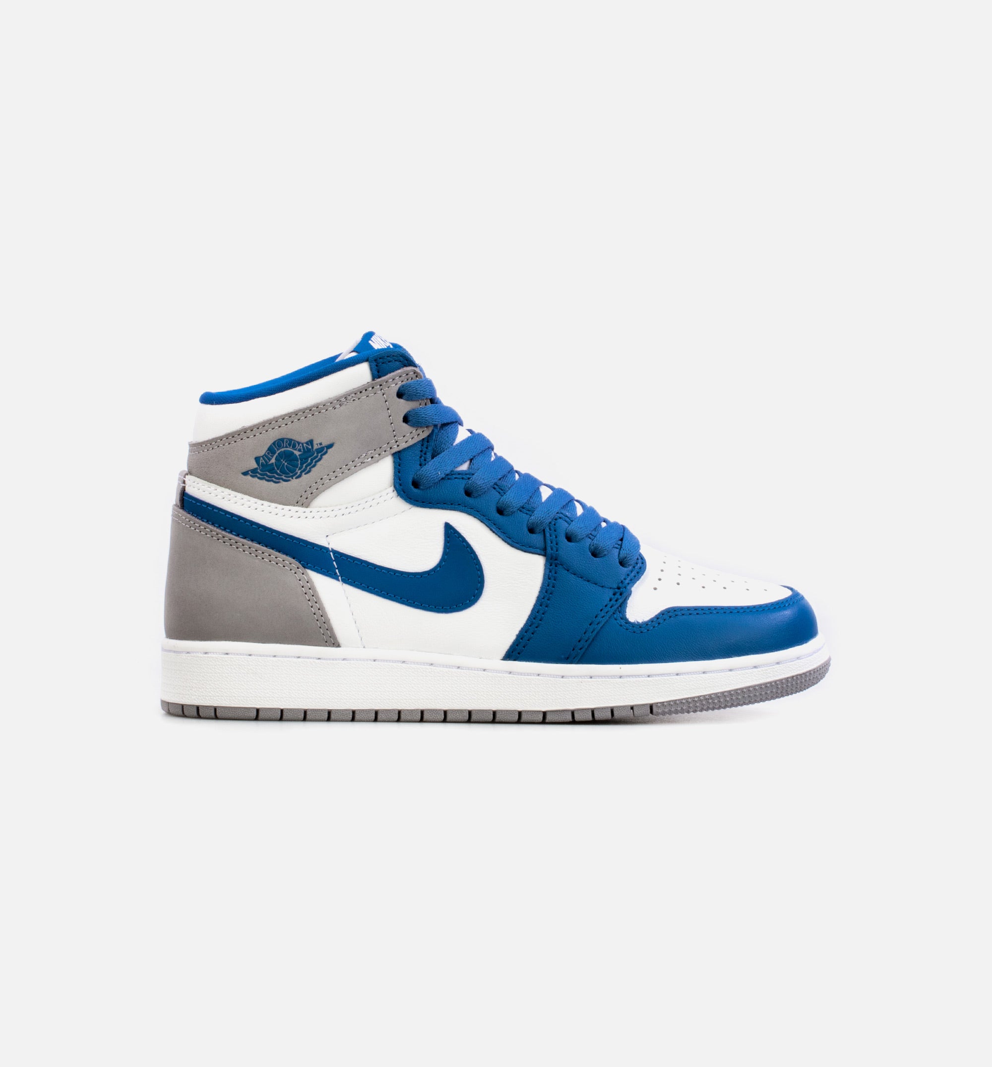 Air Jordan 1 High OG True Blue Grade School Lifestyle Shoe - Blue/White Free Shipping、mySite、dreamappss