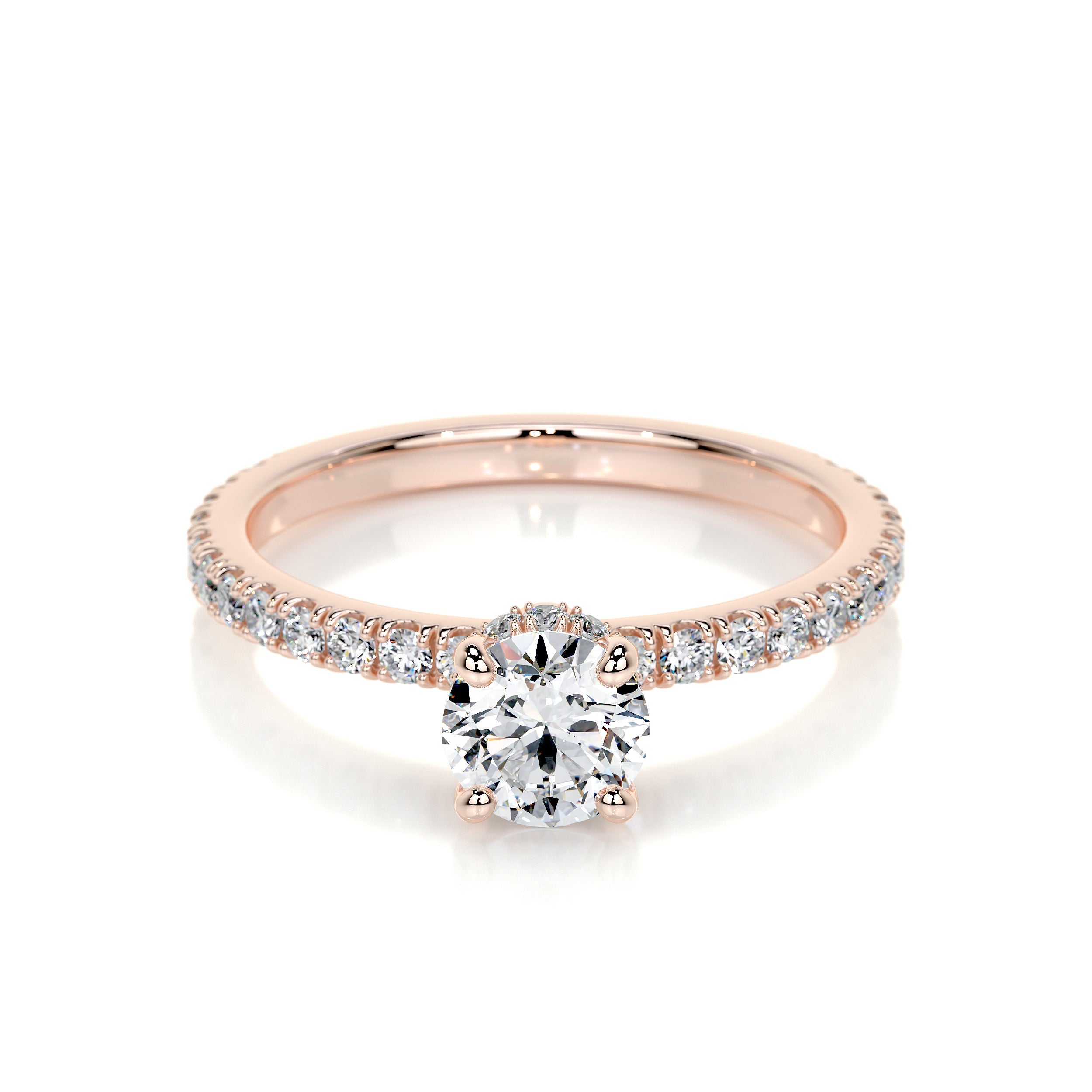 Vivienne Lab Grown Diamond Ring - 14K Rose Gold、mySite、hinf8tx79