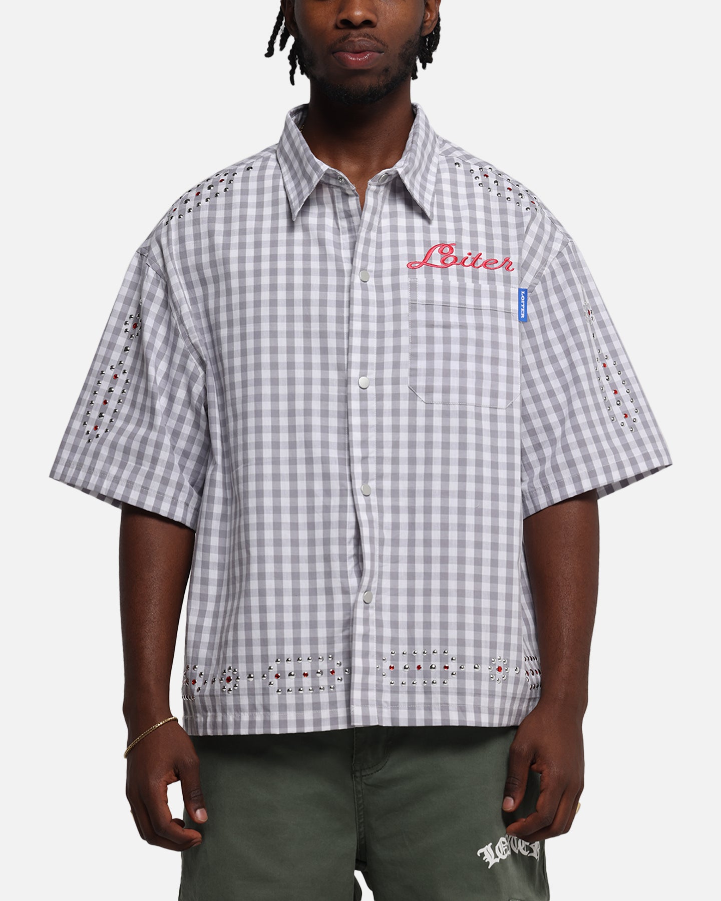 Loiter Western Button Up Shirt Check、mySite、zt4zffjzw